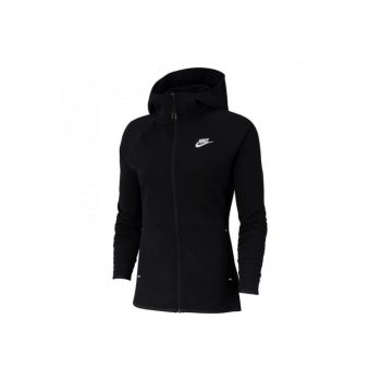 Bluza w nsw tch flc wr hoodie fz - Negru