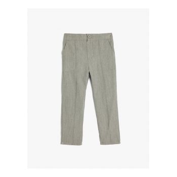 Pantaloni regular fit cu buzunare