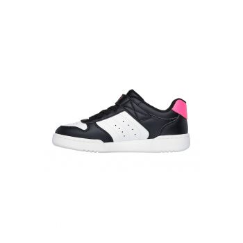 Pantofi sport de piele ecologica cu velcro Quick Street