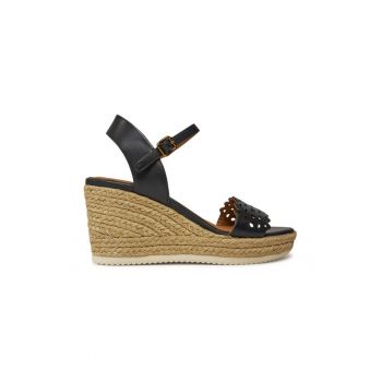 Espadrile dama - 303468 - Piele naturala - Negru