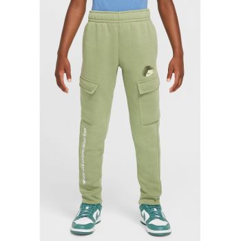 Pantaloni de trening cargo cu logo