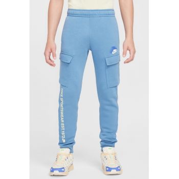 Pantaloni de trening cargo cu logo