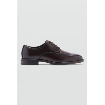 Pantofi Oxford de piele ecologica