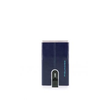 Portofel Card Holder Blue Square Barbati