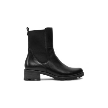 Botine dama - 304310 - Piele naturala-Negru