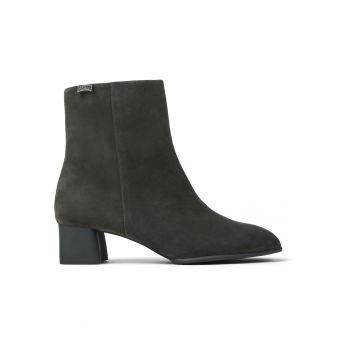 Botine de piele nabuc Katie