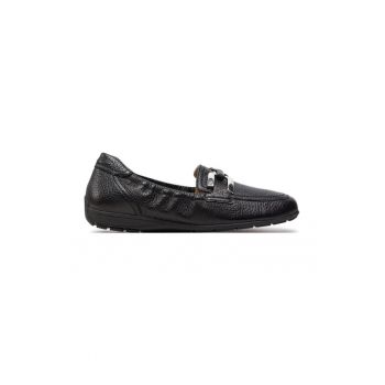 Mocasini dama - 304314 - Piele naturala - Negru -