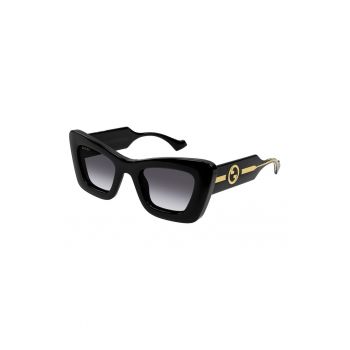 Ochelari de soare cat-eye cu logo