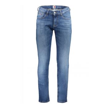 Blugi barbati - DM0DM18723 - cu talie medie - croiala Slim fit - Bleumarin - L32