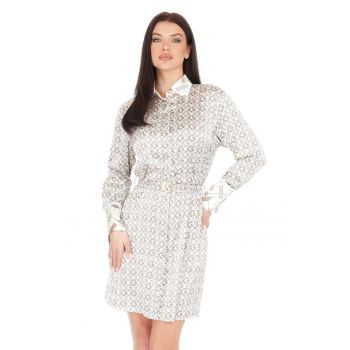 Rochie-camasa mini cu model