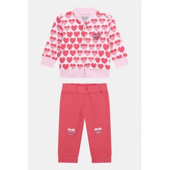 Set de bluza si pantaloni de trening cu fermoar