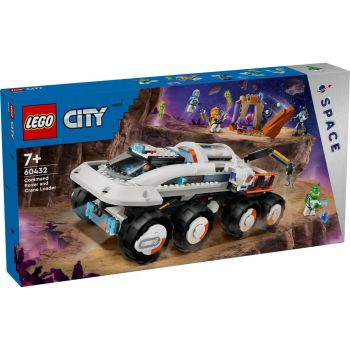 LEGO® City - Rover de Comanda si Incarcator cu Macara 60432, 758 piese