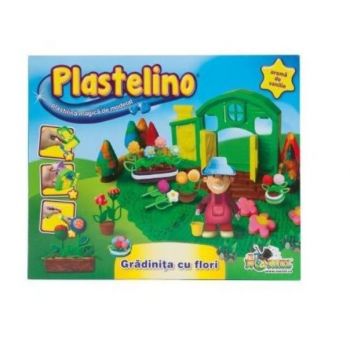 Plastelino - Gradinita cu flori