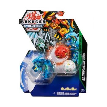 Set 3 figurine Bakugan Evolutions - Starter Pack, Sairus Ultra, Colossus si Sectanoid