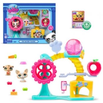 Set Figurina Fun Factory Playset, Littlest Pet Shop, Multicolor