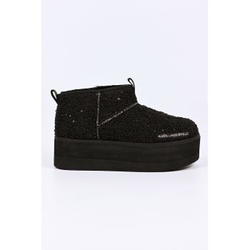 Ghete slip-on cu talpa flatform