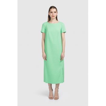 Rochie maxi cu aspect texturat