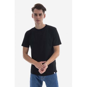 Norse Projects tricou din bumbac barbati, culoarea negru, neted