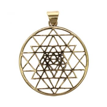 Pandantiv bronz Sri Yantra