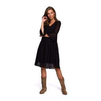 Rochie boho - Poliester - Negru