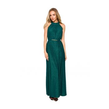 Rochie maxi dama - Made of Emotion - Palkyi - smarald