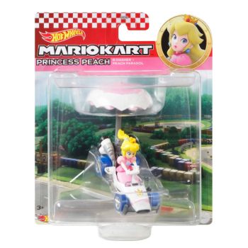 Hot Wheels Mario Kart Princess Peach B-dasher + Peach Parasol (gvd36)