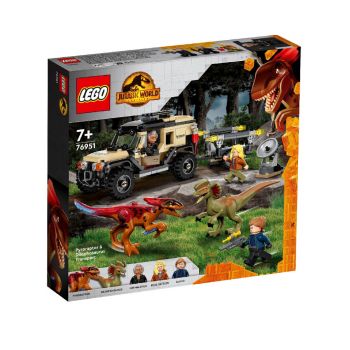 Lego Jurassic World Pyroraptor And Dilophosaurus-transport (76951)