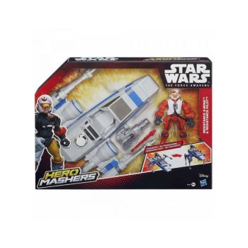 Nava Star Wars The Force Awakens Hero Mashers Resistance X-wing & Pilot