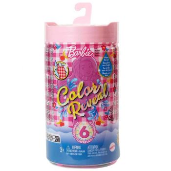 Papusa Barbie Chelsea Color Reveal Gingham Picnic Series (hkt81)