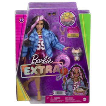 Papusa Barbie Extra Basketball Jersey Dress Accessories With Pet Corgi (hdj46)