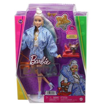 Papusa Barbie Extra Blonde With Bandana (hhn08)