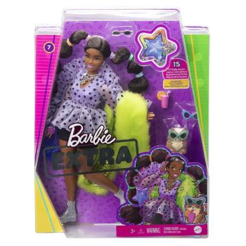 Papusa Barbie Extra Bobble Hair Dark Skin (gxf10)