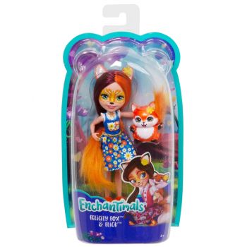 Papusa Enchantimals Mini Felicity Fox Flick (fxm71)