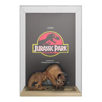 Pop! Movie Posters Jurassic Park Tyrannosaurus Rex Velociraptor