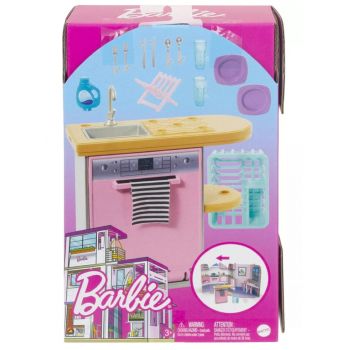 Set Barbie Furniture & Accessory Dishwasher Theme (hjv34)