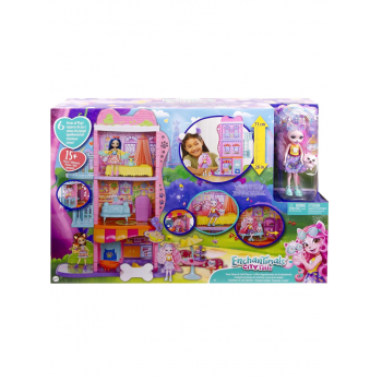 Set Enchantimals City Tails Town House Cafe (hhc18)