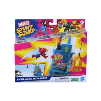 Set Marvel Stunt Squad Spider-man Vs Green Goblin Mini (f7062)