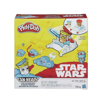 Set Play-doh Star Wars Can-heads Luke Skywalker Snowtrooper (b2918)