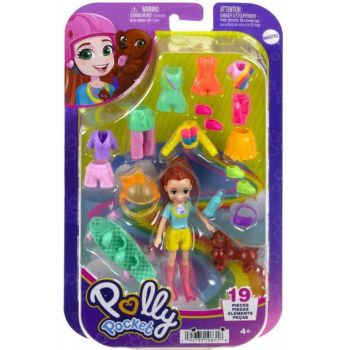 Set Polly Pocket Medium Sports-skate Pack With Pet (hkv90)