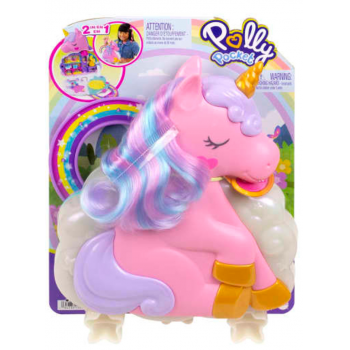 Set Polly Pocket Mini Rainbow Unicorn Salon (hkv51)