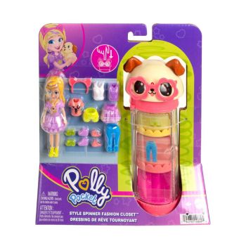 Set Polly Pocket Style Spinner Fashion Closet Dog (hkw06)