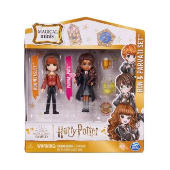 Set Spin Master Wizarding World Harry Potter Ron Parvati Magical Minis