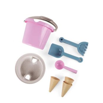 Dantoy - Bucket Set W. Ice Cream Cones - Pink (4801)