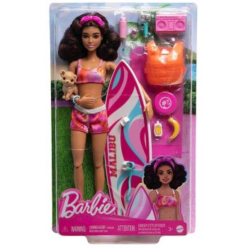 Papusa Barbie Beach With Surfboard (hpl69)