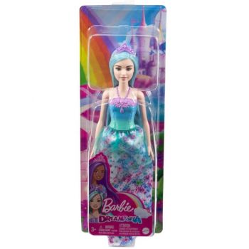 Papusa Barbie Dreamtopia Princess With Blue Hair (hgr16)