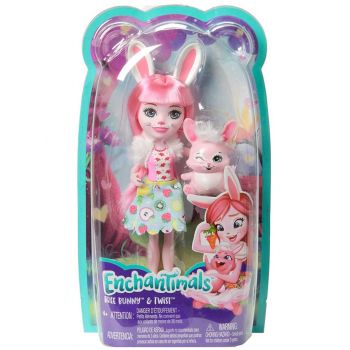 Papusa Enchantimals Mini Bree Bunny Twist (fxm73)