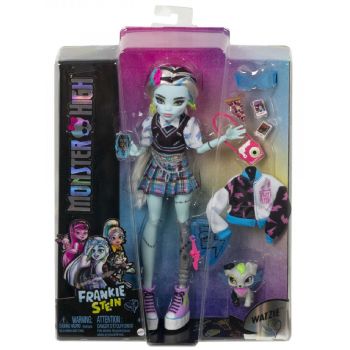 Papusa Monster High & Pet Frankie (hhk53)