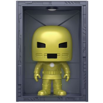 Pop Deluxe Marvel Hall Of Armor Iron Man Model 1 Golden Armor Mettalic