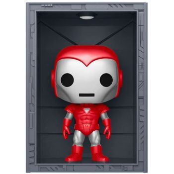 Pop Deluxe Marvel Hall Of Armor Iron Man Model 8 Silver Centurion Mettalic