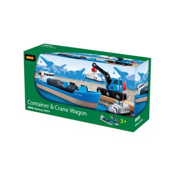 Set Brio Freight Ship & Crane (33534)